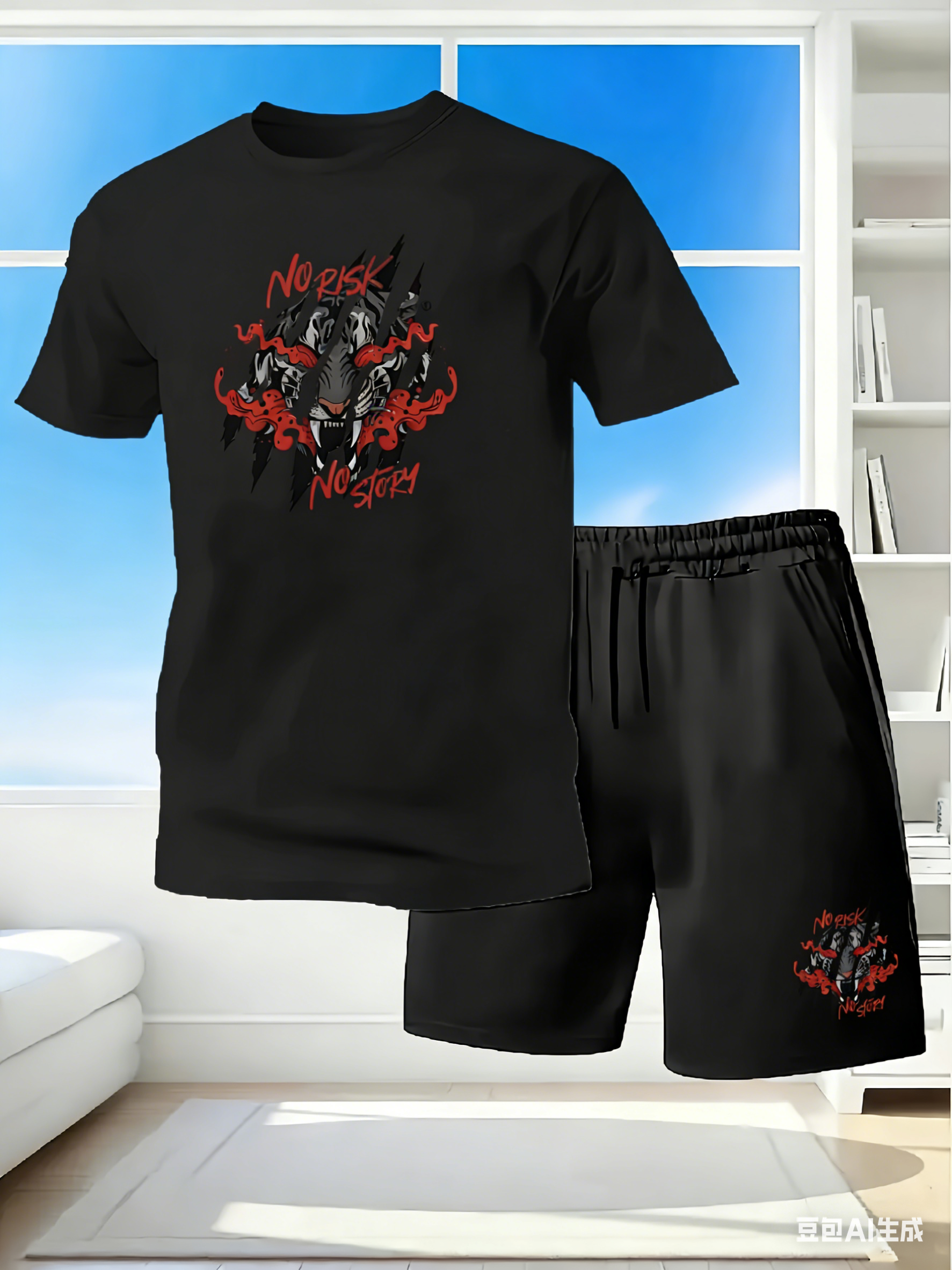 Men's 2Piece Quick Dry Tracksu - Summer Clothing Outfits ulasan dan harga