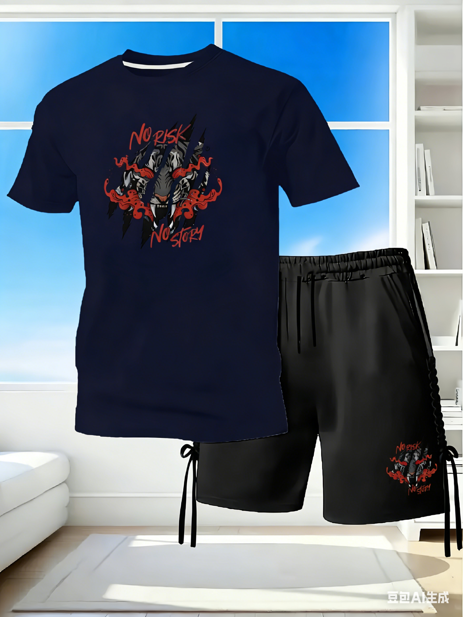 Men's 2Piece Quick Dry Tracksu - Summer Clothing Outfits ulasan dan harga
