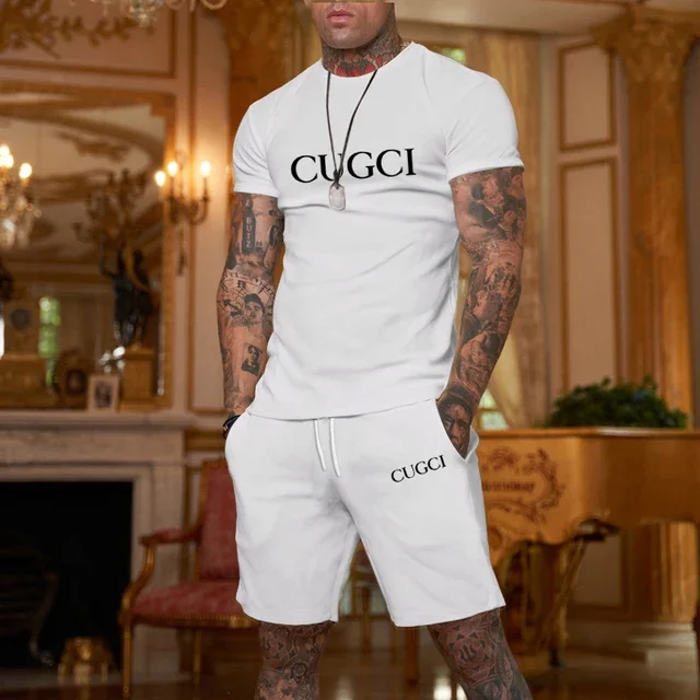 2025 Summer T-shirt, shorts me - Summer Clothing Essentials Men ulasan dan harga