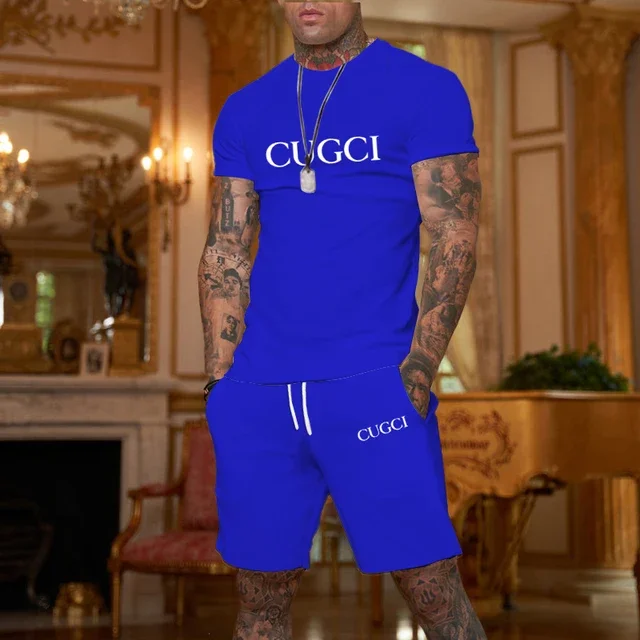 2025 Summer T-shirt, shorts me - Summer Clothing Essentials Men ulasan dan harga