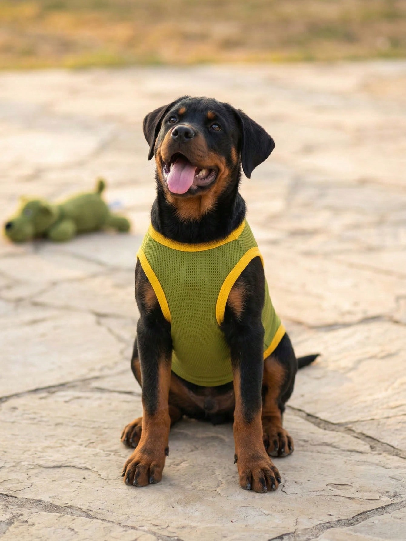 Dog Tank Top, Dog Vest, Soft & - Soft Summer Yellow Clothing ulasan dan harga