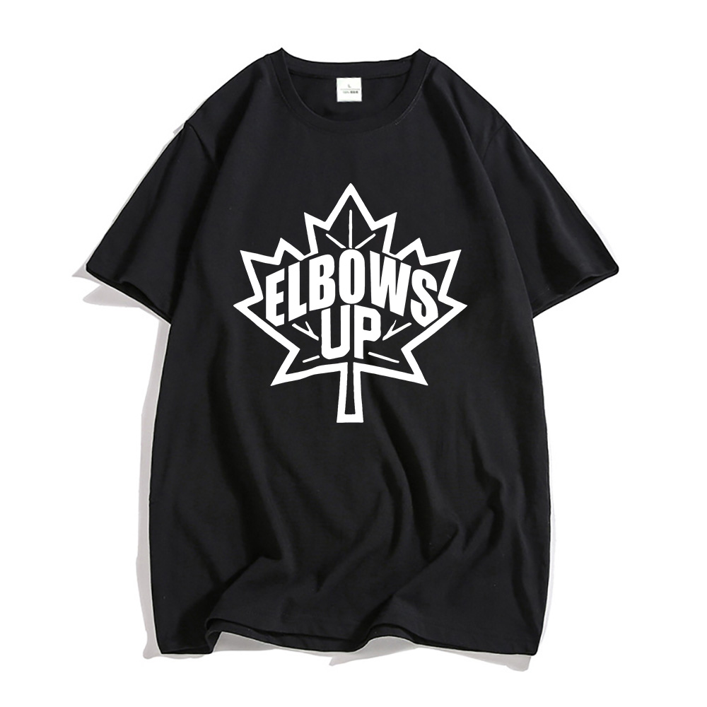 Elbows Up Canada Strong T-shir - Summer Clothing Women Canada ulasan dan harga