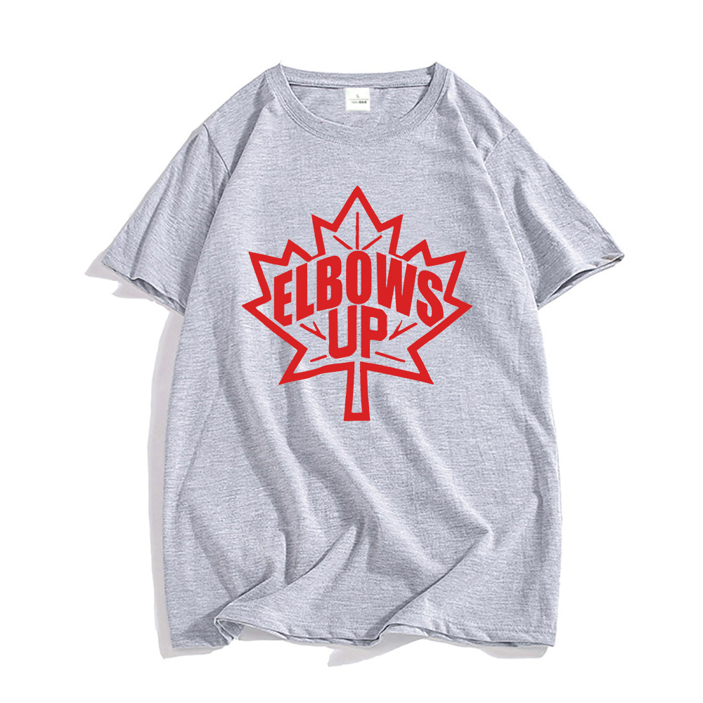 Elbows Up Canada Strong T-shir - Summer Clothing Women Canada ulasan dan harga