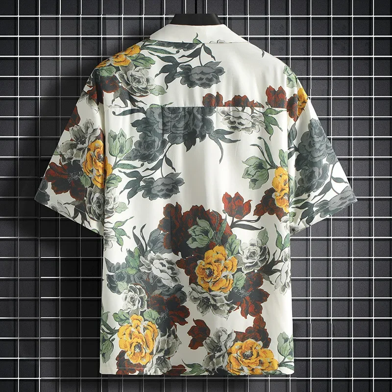 Printed Shirt Men's Short Slee - Summer Clothing Styles Men ulasan dan harga