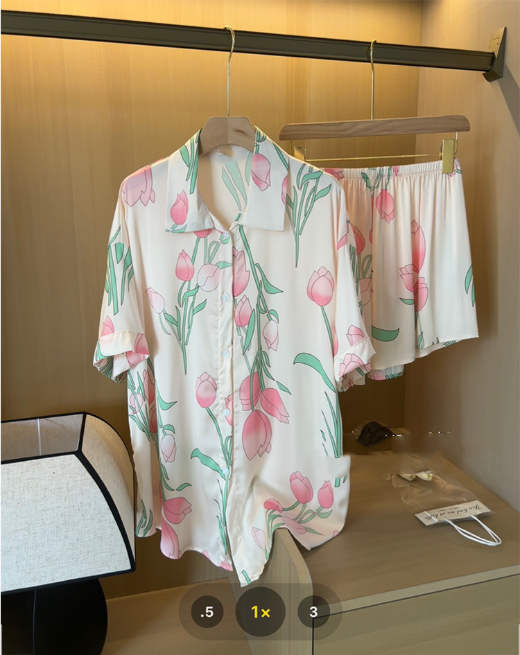 Women Silk Satin Sweet Pajamas - Summer Clothing For Women Over 50 ulasan dan harga