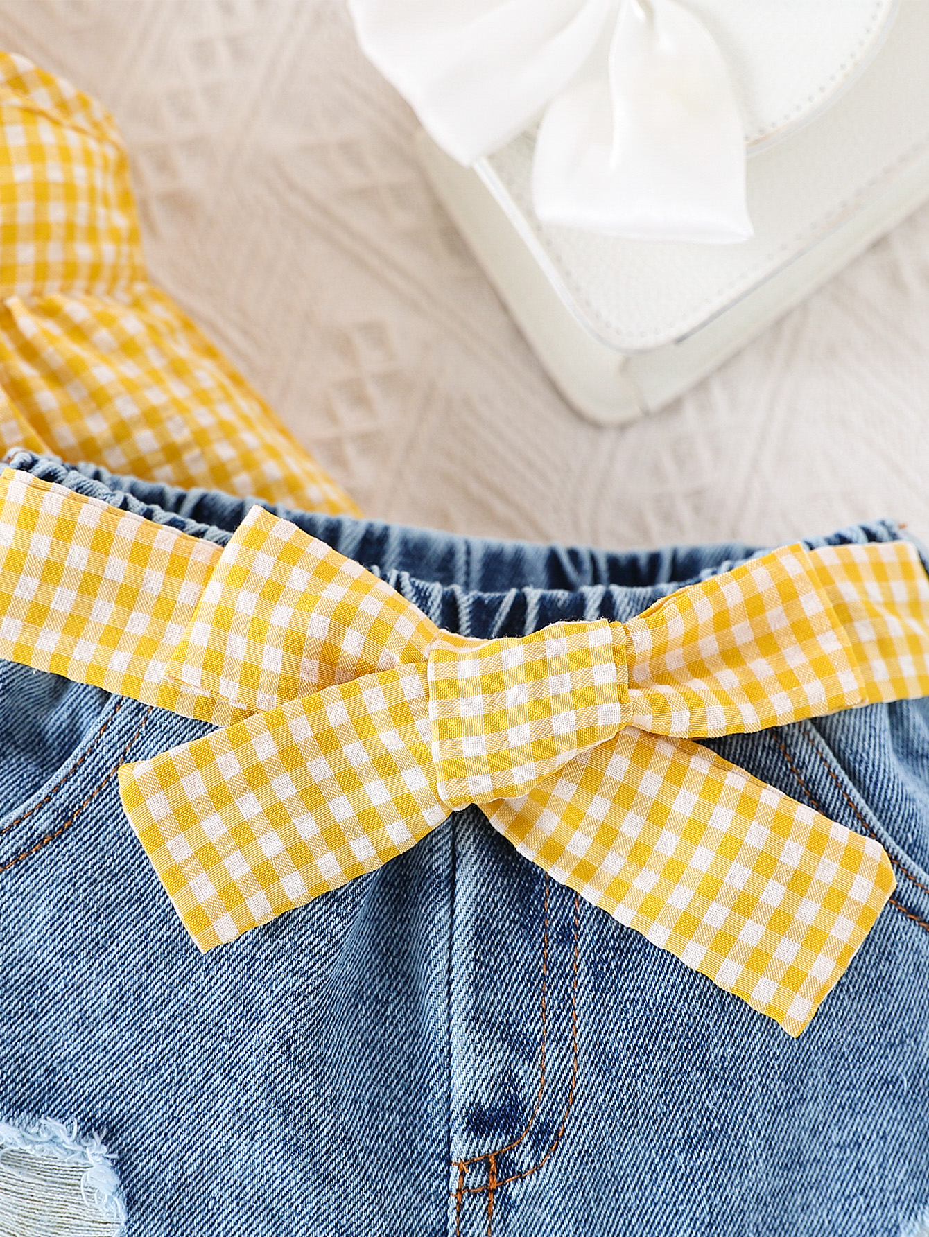Summer Baby Girls Clothing Set - Soft Summer Yellow Clothing ulasan dan harga