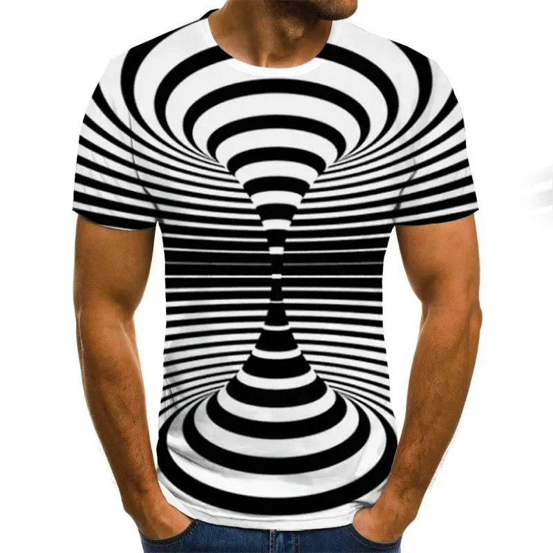 Men's 3D printed T-shirt, over - Summer Clothing Affordable ulasan dan harga