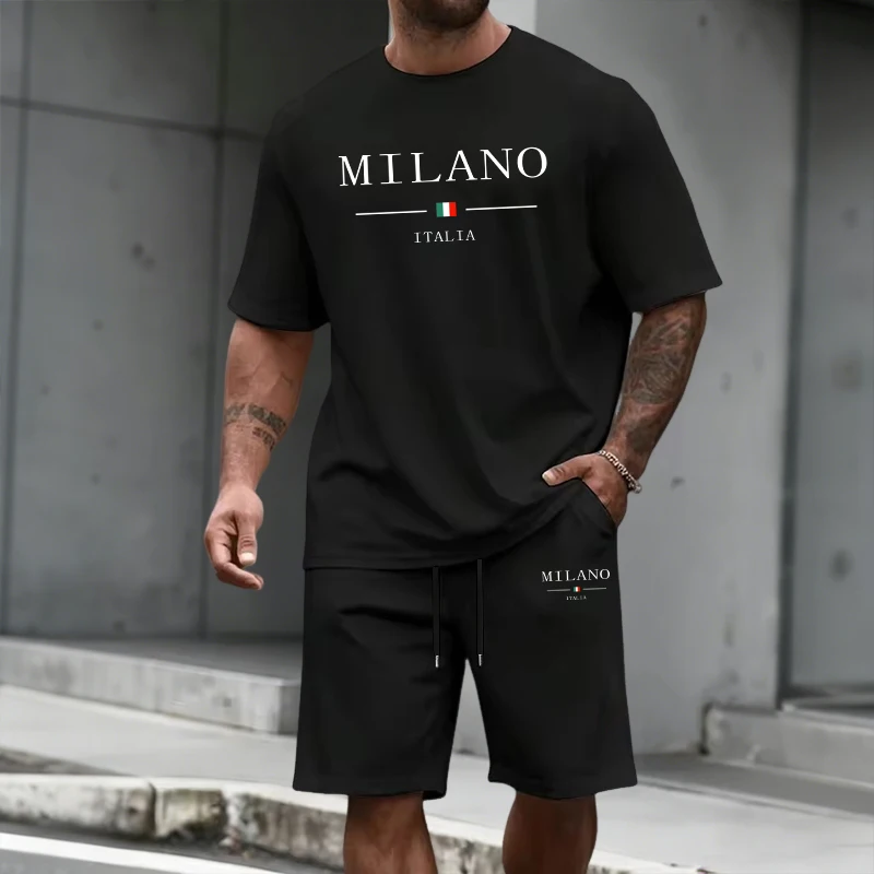 Men's Tracksuit Short Sleeve T - Summer Clothing Outfits ulasan dan harga