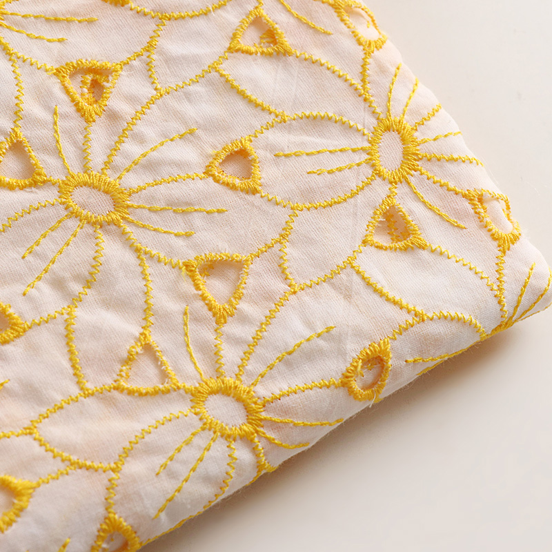High quality cotton tecido Yel - Soft Summer Yellow Clothing ulasan dan harga