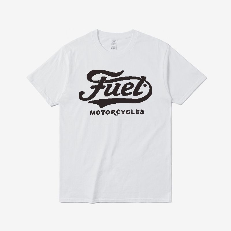 Fuel Label T-shirt Motorcycle  - Summer Clothing Label ulasan dan harga